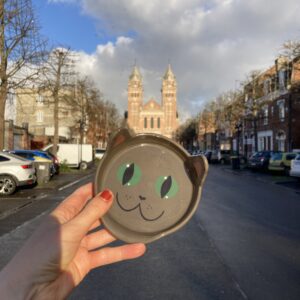 Repose-cuillère caou de Merville - Chat